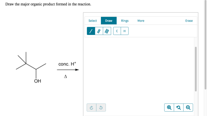 Draw the major organic product formed in the reaction.