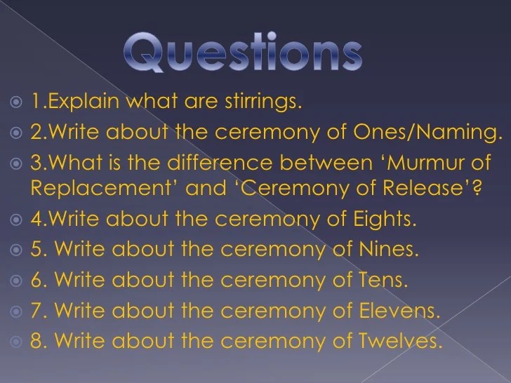 The giver questions and answers chapters 1-23